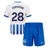 Echipament fotbal Brighton Evan Ferguson #28 Tricou Acasa 2024-25 pentru copii maneca scurta (+ Pantaloni scurti)